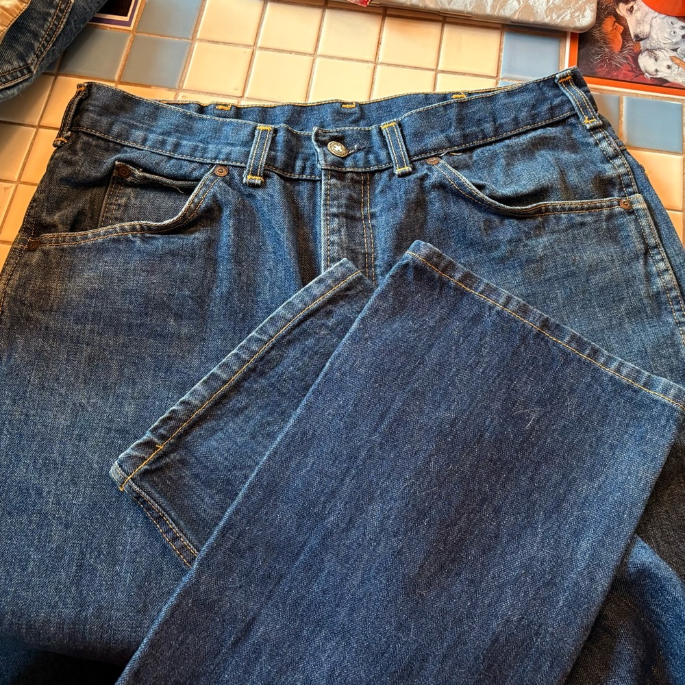 OshKosh B'gosh Classic Blue Denim Pants - Picture 2 of 7